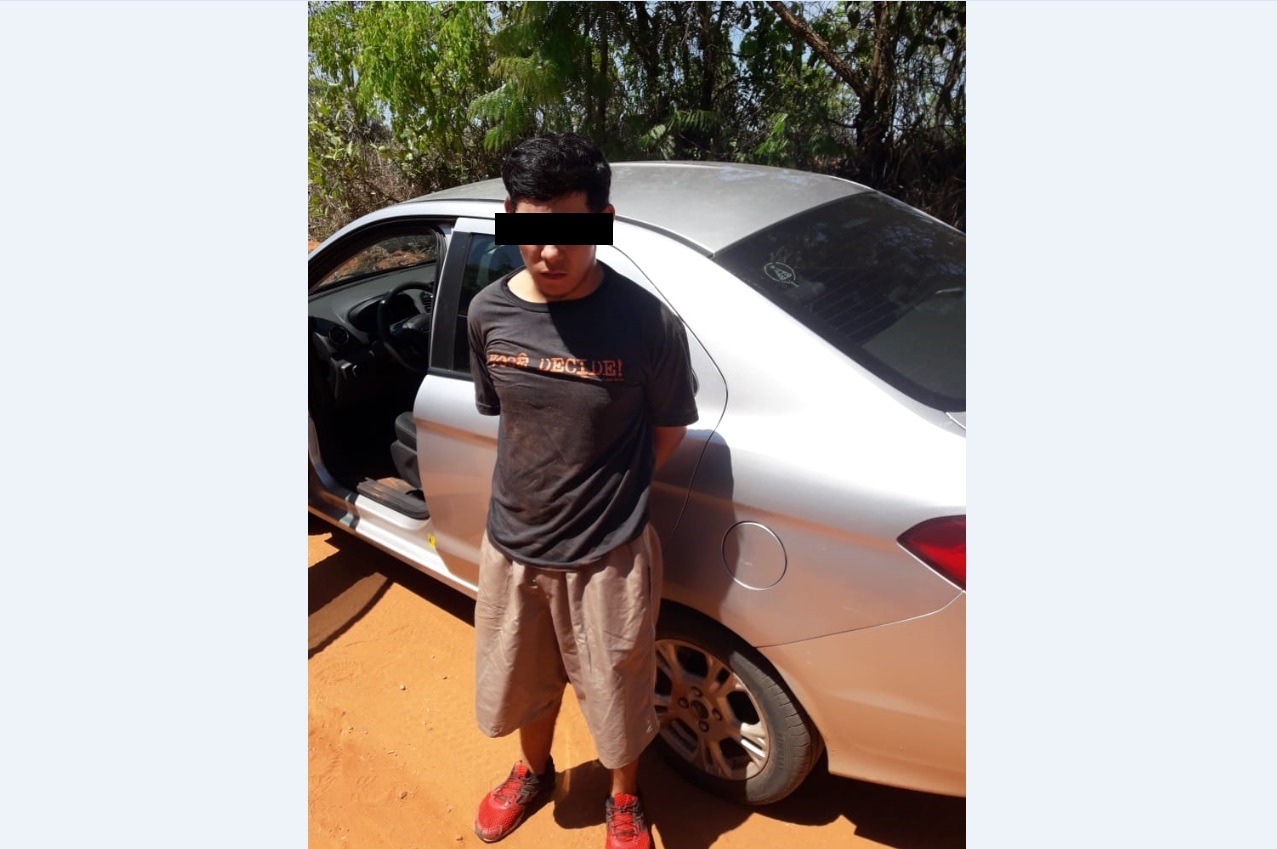 Três-lagoense é preso após invadir casa e furtar carro Três-lagoense é preso após invadir casa e furtar carro. (Foto: Divulgação/Polícia Civil).