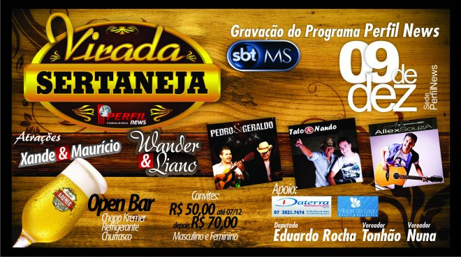 Preparativos para a Virada Sertaneja do Perfil News já começaram Preparativos para a Virada Sertaneja do Perfil News já começaram