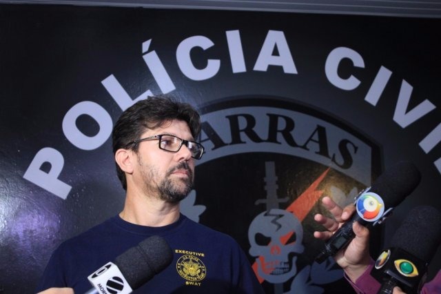 Chefe do PCC é apontado como ‘juiz’ de execução em Três Lagoas Delegado Cleverson Alves dos Santos (Foto: Marina Pacheco)