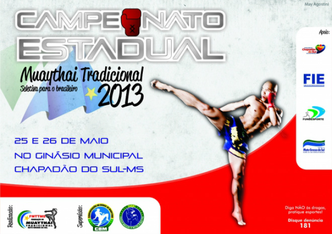 Chapadão do Sul recebe Campeonato Estadual de Muaythai Evento este que será o seletivo para o Campeonato Brasileiro que será realizado este ano na cidade de São Gabriel D’Oeste (Foto: Divulgação/Assecom)