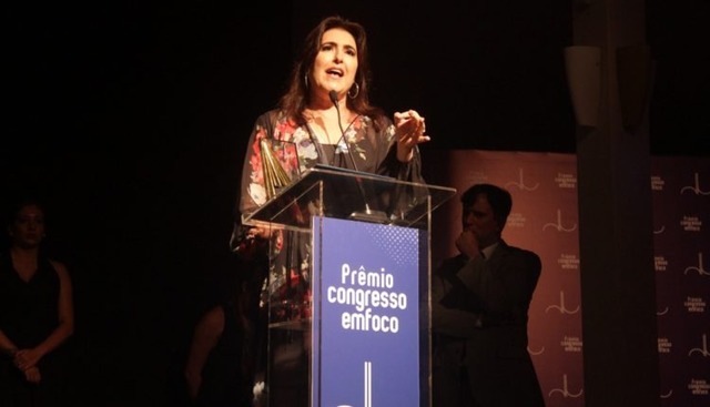 A Senadora Simone Tebet passou a ser abordada após o primeiro turno por colegas do MDB e de outros partidos, como PSDB e PDT, como um potencial nome para comandar o Senado. Foto: Divulgação