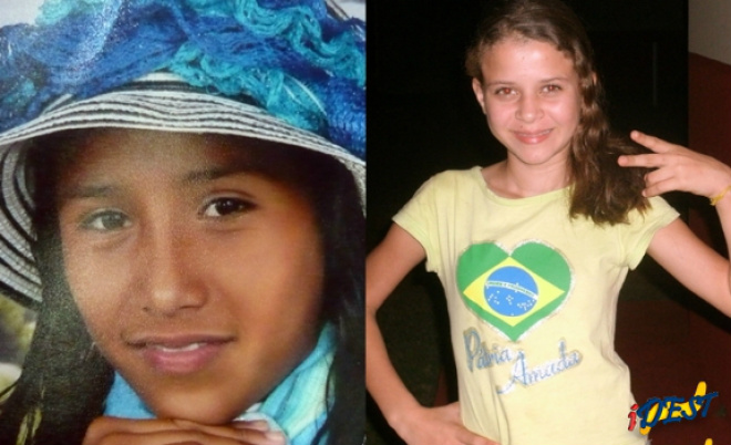 Polícia procura por três adolescentes desaparecidas Cristiane e Carolaine são procuradas por amigos e parentes (Foto: Idest)