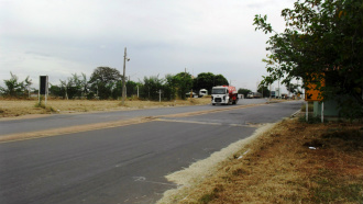 Três Lagoas já se prepara para Etapa do Brasileiro de Motocross Proximidades do Posto Fiscal também tiveram a grama aparada. Foto: 7even Comunicação