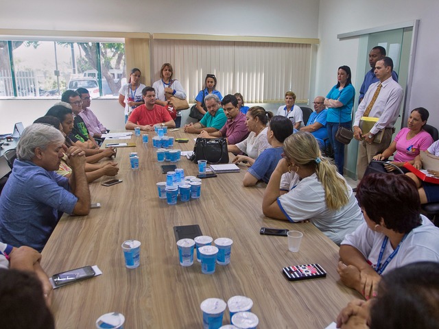 Vereadores ouvem servidores e secretários sobre recurso de premiação O objetivo da reunião de hoje foi ouvir servidores e secretários, sobre a proposta (Foto/Assessoria)