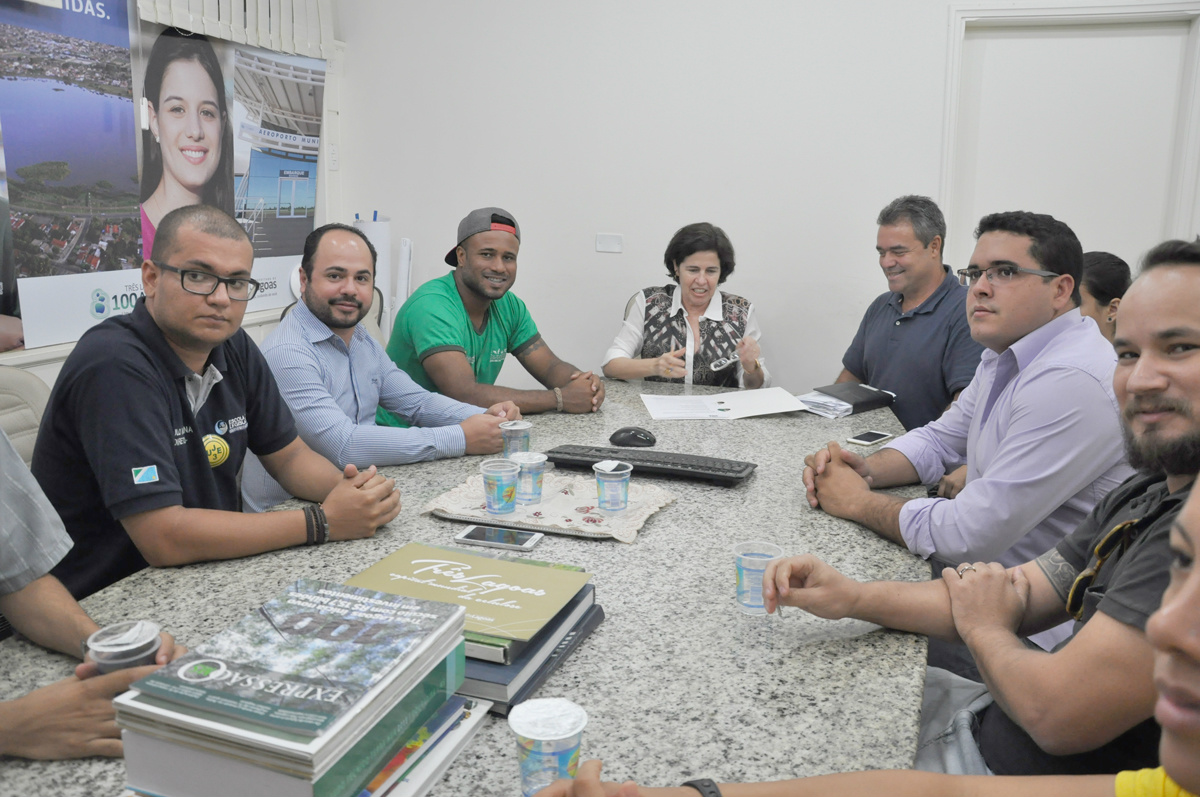 Marcia Moura disse da sua felicidade em saber da representatividade dos jovens do município (Foto:Assessoria)