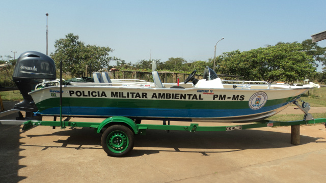 PMA recebe lancha, barco, motor e reboques no valor de R$ 90 mil Material será fundamental para incremento da fiscalização (Foto:Assessoria)