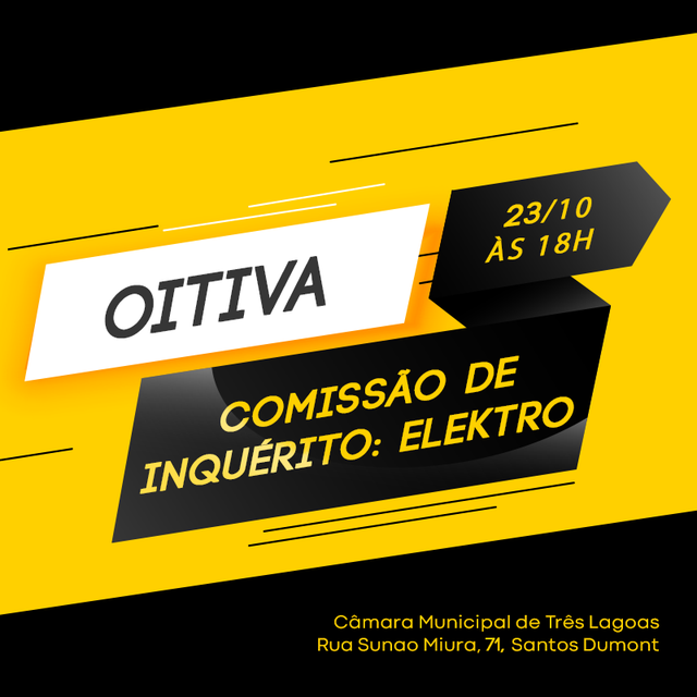 Vereadores convidam população para oitiva da Elektro Vereadores convidam população para oitiva da Elektro