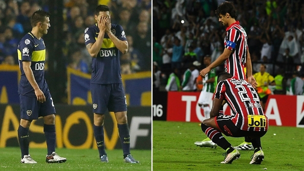Boca Juniors e São Paulo caíram na semi, e Libertadores não terá Brasil e Argentina na final.(Foto: Getty)