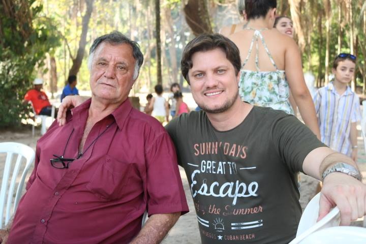 Gilberto Carlos com o filho André Bittencourt. (Foto: Divulgação/Assessoria) 