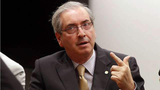Cunha evitou comentar o relatório paralelo apresentado no dia anterior durante a CPI da Petrobras, no qual pede o seu indiciamento. (Foto: Divulgação)