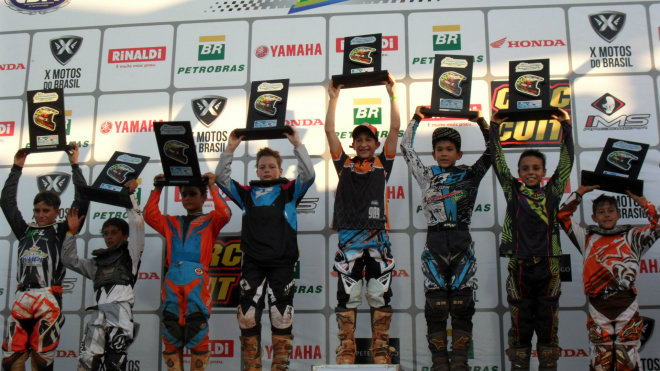 Categoria 65cc teve como campeoão da Etapa Leonardo Nunes. Foto: 7even Comunicação & Marketing