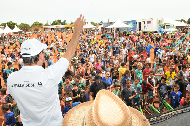 Moradores da região do Nova Lima, compareceram ao evento. (Foto: Assessoria)