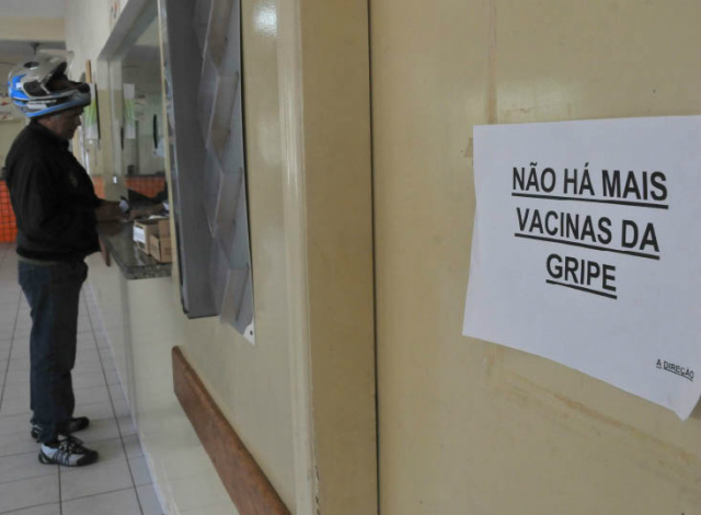 Gripe A mata mais duas pessoas em Campo Grande Estoque de vacinas contra a gripe em Campo Grande acabaram no início deste mês (Foto: Bruno Henrique/Correio do Estado)