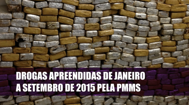 Polícia Militar divulga números das apreensões de drogas de janeiro a setembro de 2015. Fiscalização intensiva nas rodovias e áreas urbanas, trás bons resultados na apreensão de entorpecentes (Foto:Assessoria)