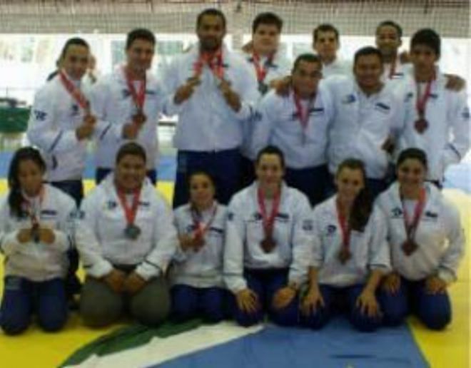 Atletas do Estado se destacam no primeiro dia dos JABs Todos os judocas do Estado conquistaram medalha nos JABs (Foto: Divulgação)