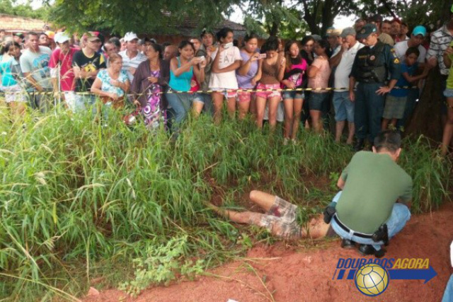 Preso vigia suspeito de matar adolescente por causa da ex-namorada de 12 anos Rapaz foi morto com 19 facadas (Foto: Cido Costa/ Douradosagora)