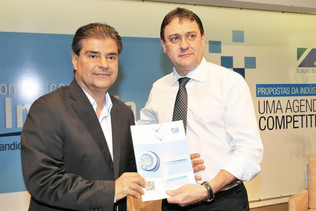 Fiems apresenta propostas a candidatos para expandir e diversificar setor industrial Nelsinho garantiu que pretende manter aberto os canais permanentes de relacionamento com os setores produtivos (Foto: Divulgação)