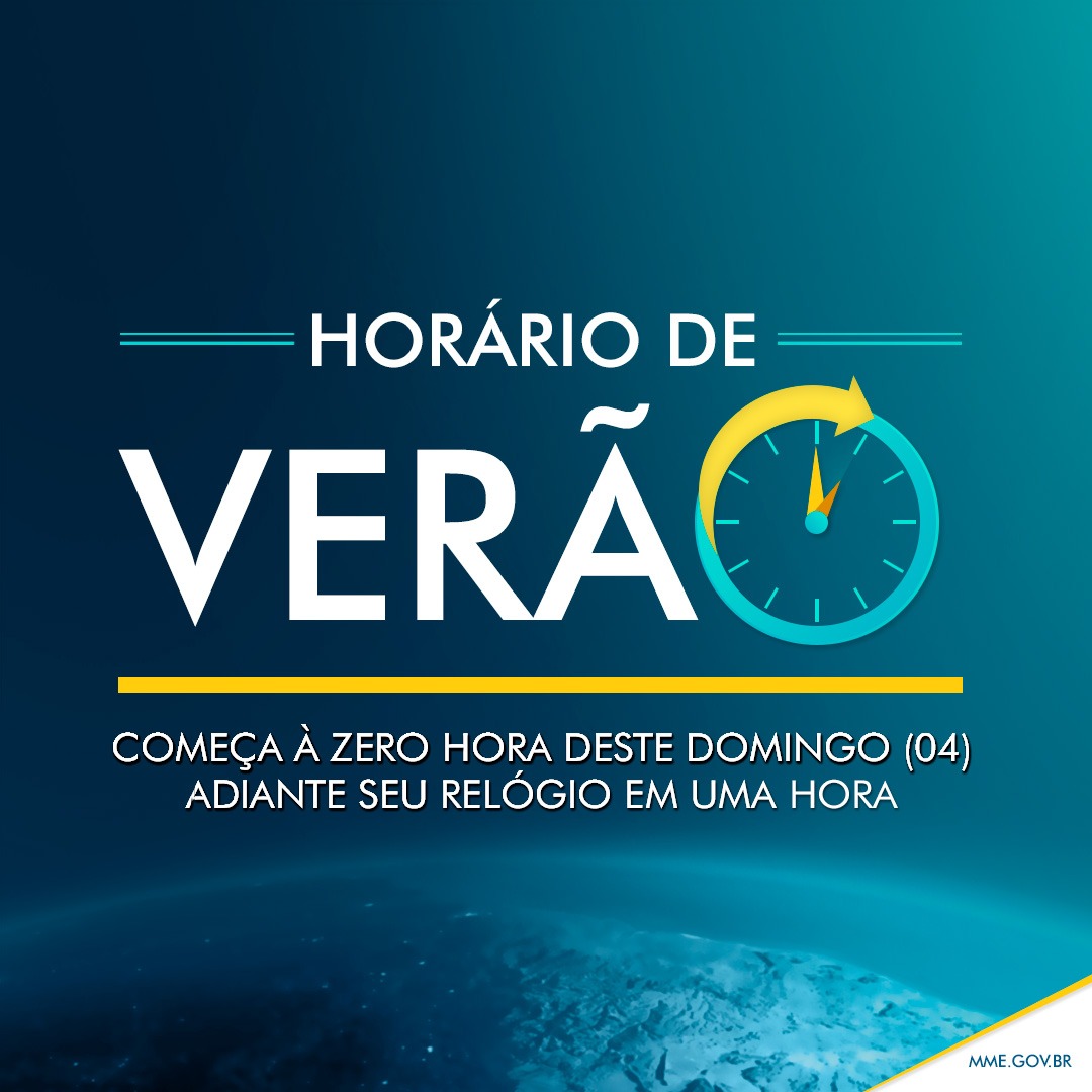 Horário de verão começa no domingo Horário de verão começa no domingo