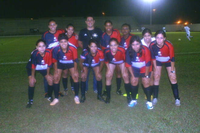 Escolinha de futebol feminino é sonho de professor em Três Lagoas Projeto de escolinha de futebol feminino em Três Lagoas é sonho de professor na cidade
Foto: Guta Rufino