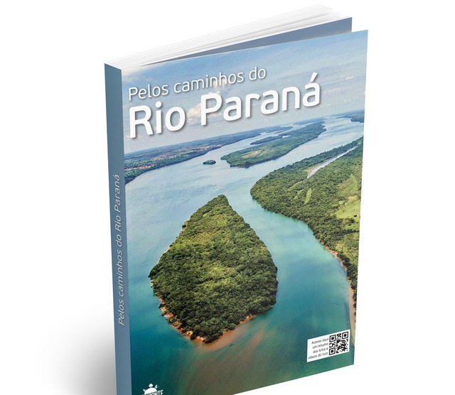 Livro interativo traz histórias e curiosidades sobre o Rio Paraná Foto: Divulgação