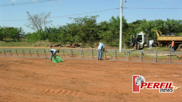 Empresa começa a montar estrutura na pista do Arena Mix nesta semana Assim como em 2013, a montagem das estruturas tem que ser concluída pelo menos uma semana antes (Foto: Arquivo)