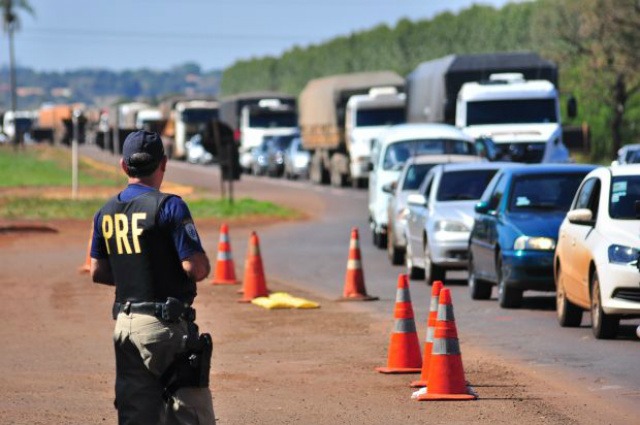 PRF registra redução no número de acidentes e mortes nas rodovias federais em Mato Grosso do Sul Foto: Divulgação PRF
