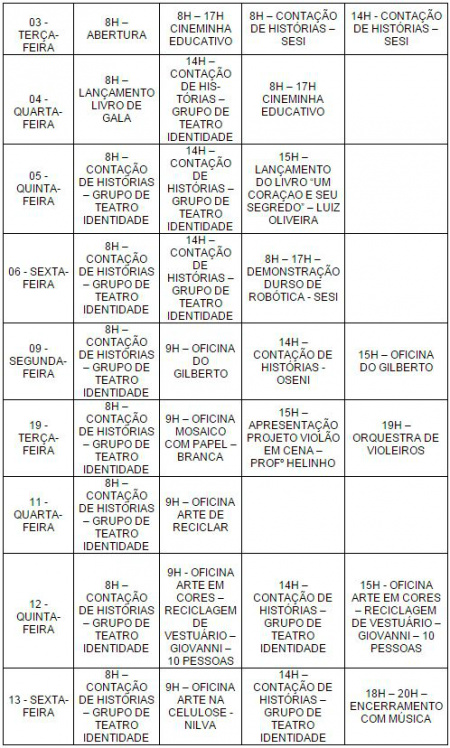 10ª Feira do Livro teve início nesta terça-feira, na Biblioteca Municipal “Rosário Congro” 10ª Feira do Livro teve início nesta terça-feira, na Biblioteca Municipal “Rosário Congro”