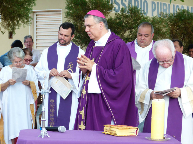 A missa foi celebrada pelo Bispo Dom Luiz Knupp.  (Foto: Assessoria Pascom)