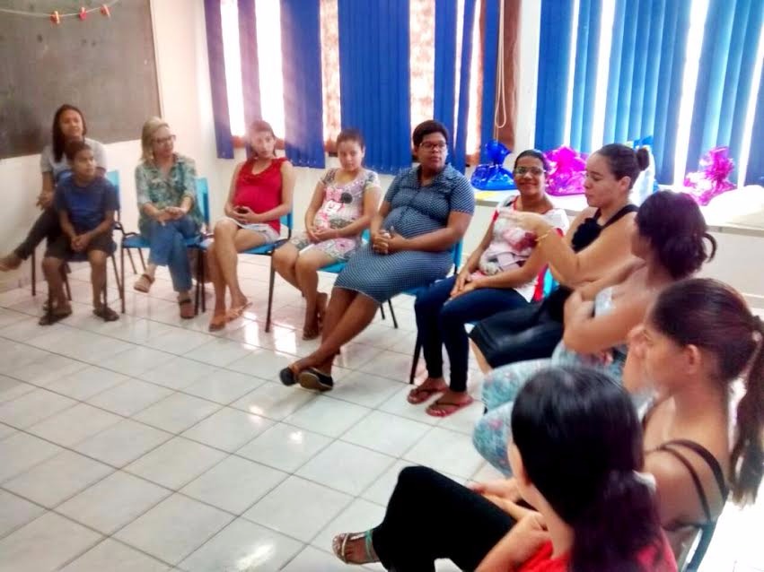 Brasilândia realiza programa que auxilia gestantes As reuniões são realizadas com duas técnicas do Centro de Referência de Assistência Social (Cras) Foto/Assessoria