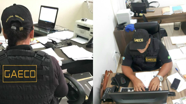 Gaeco cumpre 16 mandados de busca e apreensão em cidades da região Operação Bolsão foi desencadeada nas cidades de Cassilândia, Paranaíba, Chapadão do Sul e Aparecida do Taboado. (Foto: Divulgação/ Gaeco).