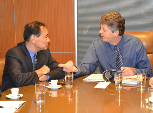 Fiems recebe comitiva chinesa interessada em investir no Estado Wang Quingyan destacou a importância da aproximação com Mato Grosso do Sul (Foto: Divulgação/Assecom)