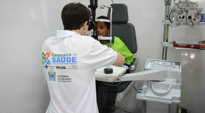 Caravana da Saúde chega a Paranaíba e inicia atendimentos a partir do dia 30 Ao todo, estão previstas 200 cirurgias hospitalares, 4.500 consultas oftalmológicas e 1.200 consultas em diversas especialidades. (Foto: Notícias MS)