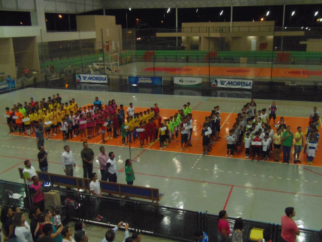 Competições estudantis movimentam escolas de Três Lagoas A abertura oficial dos jogos foi na última terça-feira, dia 2 de setembro, no Poliesportivo de Três Lagoas “Professor Eduardo Antônio Milanez” (Foto: Divulgação/Assecom)