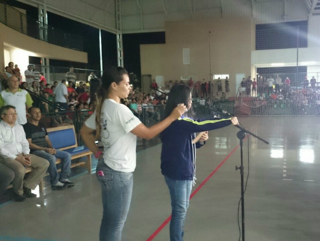 Participaram aproximadamente 150 alunos, de 17 escolas inscritas, além de pais e familiares dos alunos (Foto: Divulgação/Assecom)