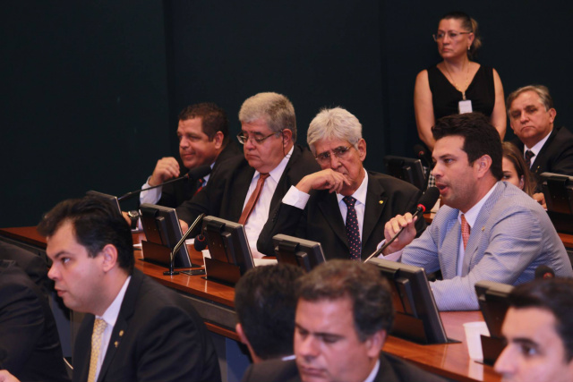 CPI Petrobrás, no destaque o deputado federal. (Foto: Divulgação)