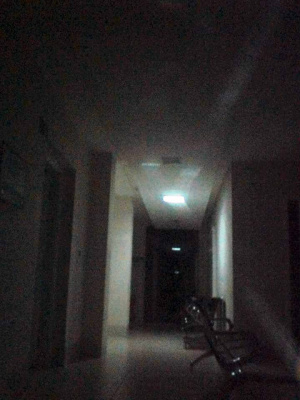 Tempestade causa destruição e deixa Três Lagoas às escuras e alagada Hospital Nossa Senhora Auxiliadora ficou mais de quatro horas sem energia. Unidade funcionou com gerador. (Foto: Divulgação).