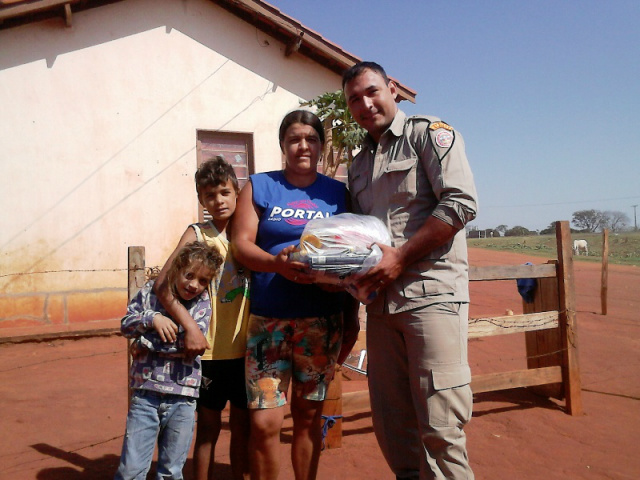 Soldado Toledo durante Entrega do seu desafio (Foto: Divulgação)