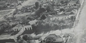 Rubinéia antiga, antes de ser inundada pela represa da usina hidrelétrica de Ilha Solteira — Foto: Reprodução/TV TEM