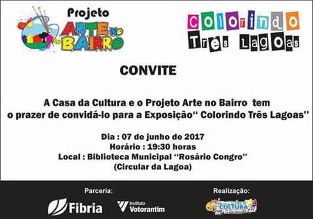 Exposição de telas “Colorindo Três Lagoas” será aberta amanhã As telas integram o projeto Arte no Bairro e as pinturas são realizadas sobre a placa de celulose (Foto/Assessoria)