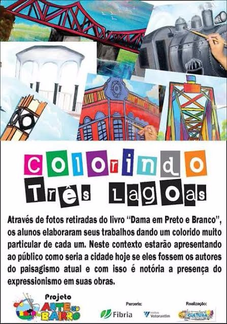 Exposição de telas “Colorindo Três Lagoas” será aberta amanhã