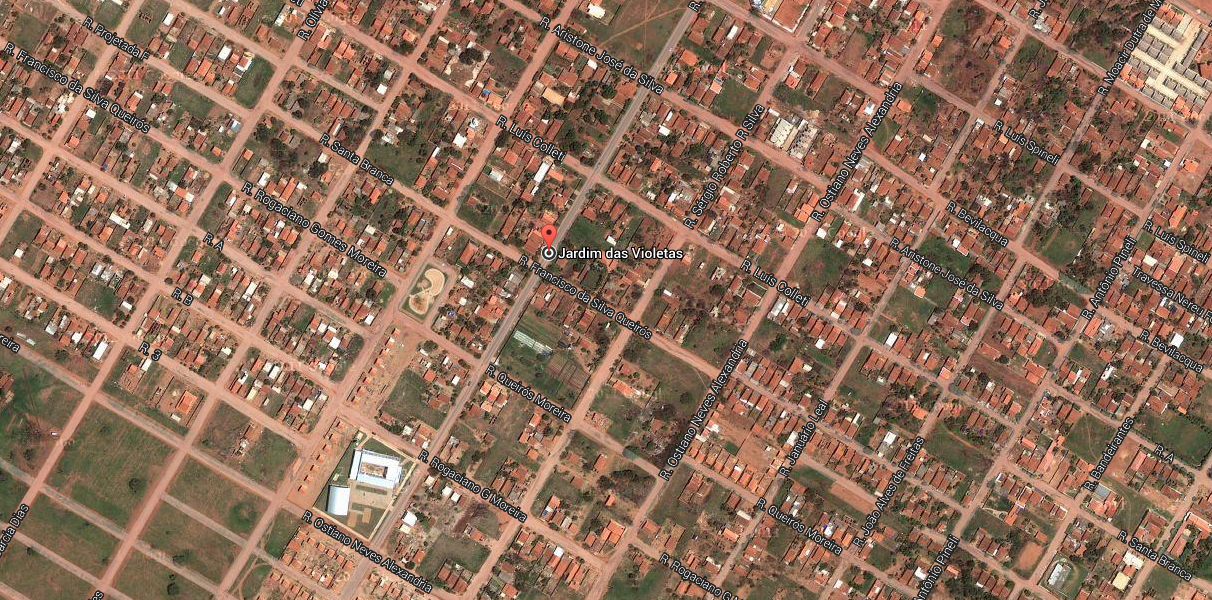 Bairro Jardim das Violetas (Representação: Google Maps)