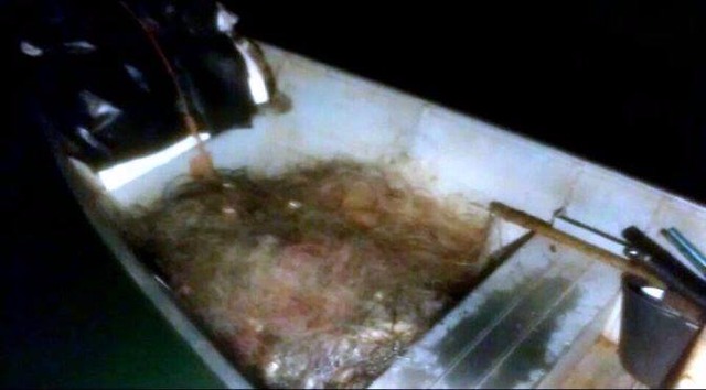Homens são flagrados cometendo pesca predatória em Aparecida do Taboado Homens são flagrados cometendo pesca predatória em Aparecida do Taboado
