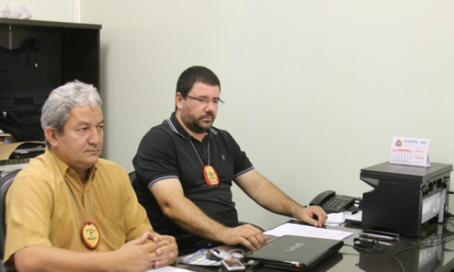Delegados Ailton Pereira de Freitas e Thiago José Passos da Silva, do Setor de Investigações Gerais (SIG) da Polícia Civil. (Foto: Lucas Gustavo/Arquivo/Perfil News).
