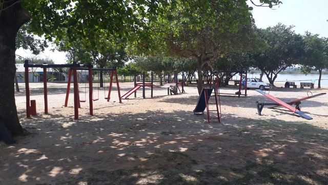 Parquinhos e acesso aos quiosques do Balneário recebem reformas Os dois parquinhos receberam reformas (Foto/Assessoria)