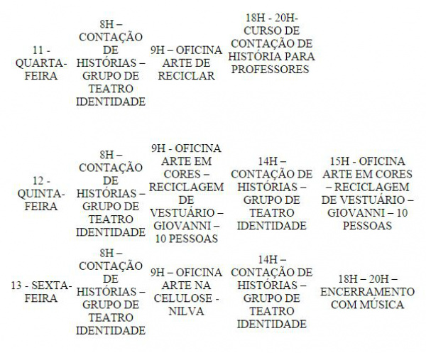 10ª Feira do Livro segue até sexta-feira na Biblioteca Municipal “Rosário Congro” 10ª Feira do Livro segue até sexta-feira na Biblioteca Municipal “Rosário Congro”