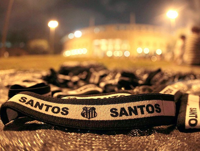 Final da Taça Libertadores será no Pacaembu Pacaembu (ao fundo) já foi 'adotado' pela torcida do Santos (Foto: Miguel Schincariol / Globoesporte.com)