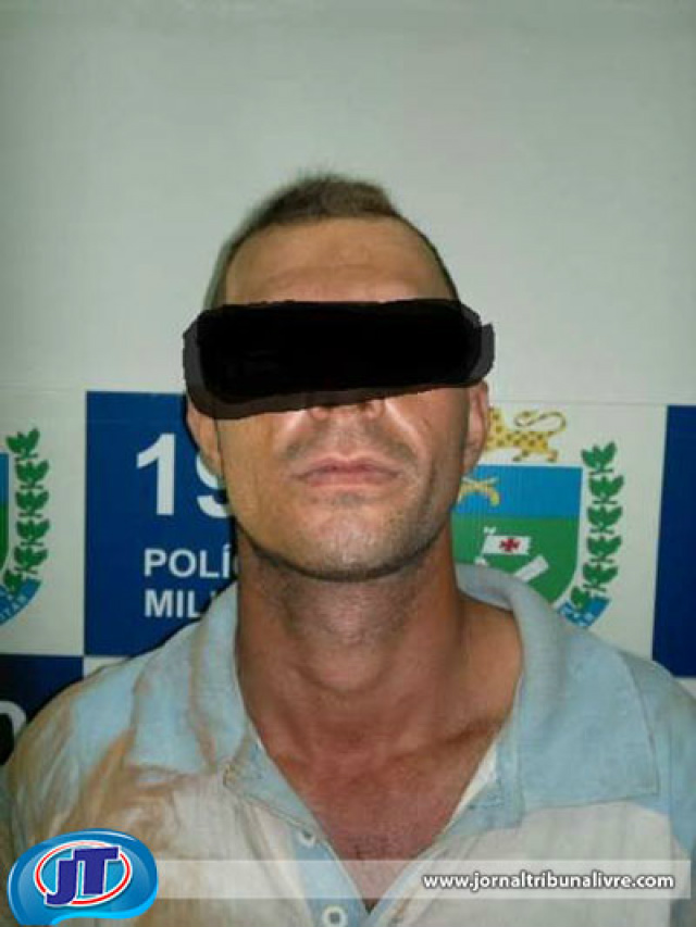 PM recaptura homem evadido do Semi Aberto de Paranaíba Diante dos fatos, foi realizada a recaptura e encaminhamento do autor à Delegacia de Polícia Civil (Foto: Jornal Tribuna Livre)