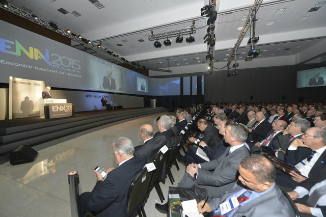 O Encontro Nacional da Indústria – ENAI é a convenção anual do setor industrial brasileiro. É Organizado pela CNI desde 2006. (Foto:Assessoria)