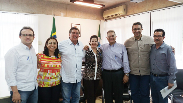 A reunião também contou com a presença do médico do município de Três Lagoas, Sebastião de Paula; do assessor jurídico da Prefeitura (Foto:Assessoria)