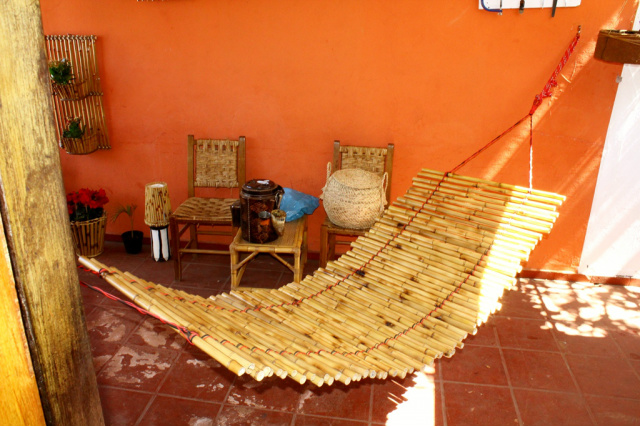 Cultura apoia exposição de arte em bambu As peças estarão expostas até o dia 12 de setembro, das 7h às 13h (Foto: Divulgação/Assecom)
